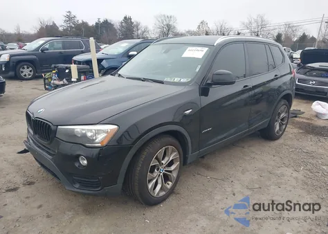 2015 BMW X3 xDrive28I z USA, uszkodzony, nr VIN 5UXWX9C5XF0D54474
